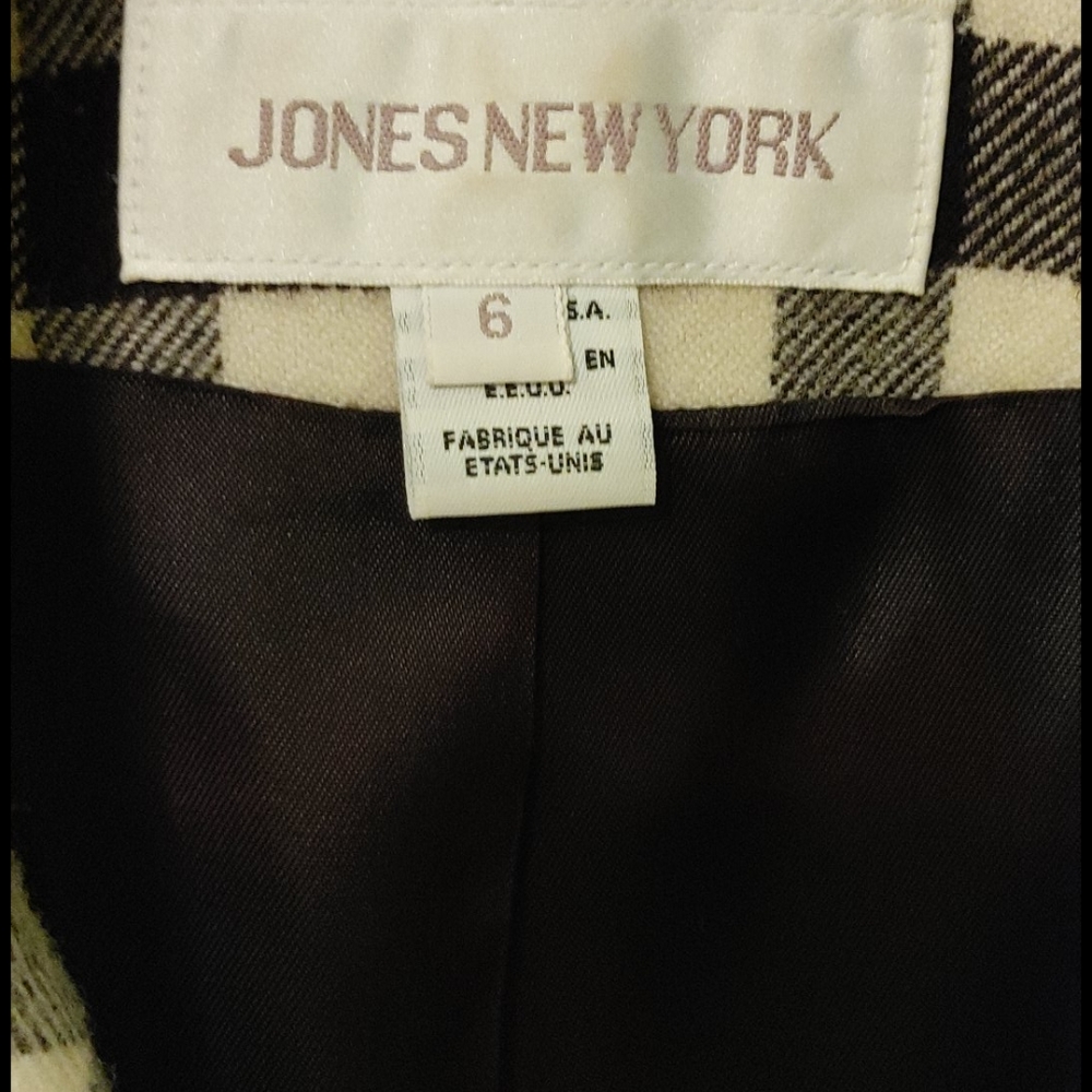Wool Buffalo Check Blazer - Picture 3 of 7